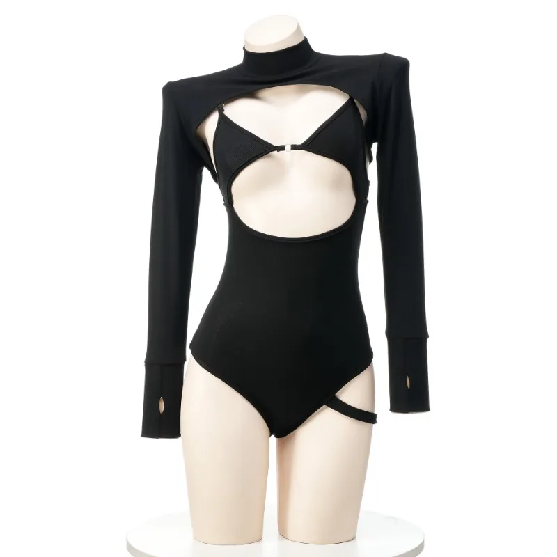 Sleeveless Jumpsuit - Body sin mangas estilo gótico anime