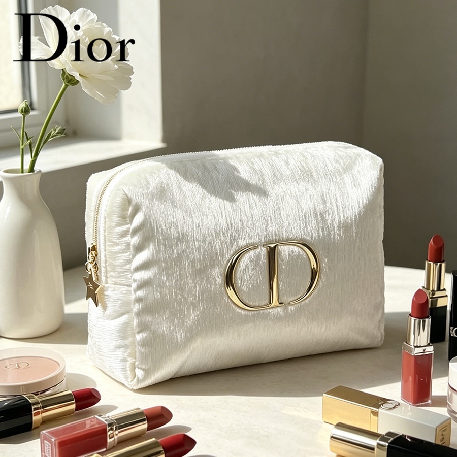 Women Fashion Logo Design - Bolso de Dior, bolsa de cosméticos
