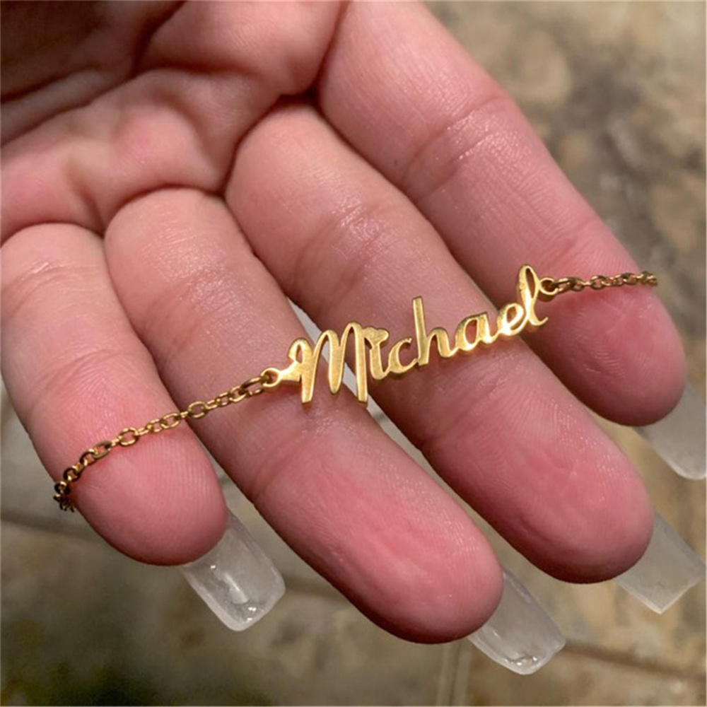 Women Fashion Dress Names - Tobillo con nombre personalizado, cadena de