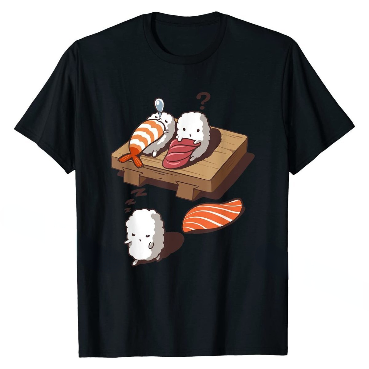 Women'S Fashion Graphic Tees - Camiseta divertida japonesa Nigiri Sushi Sleepwalking