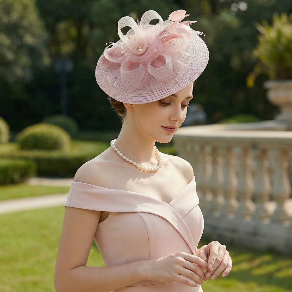 Women'S Fashion In The 1920S - Diadema de malla con plumas exquisita