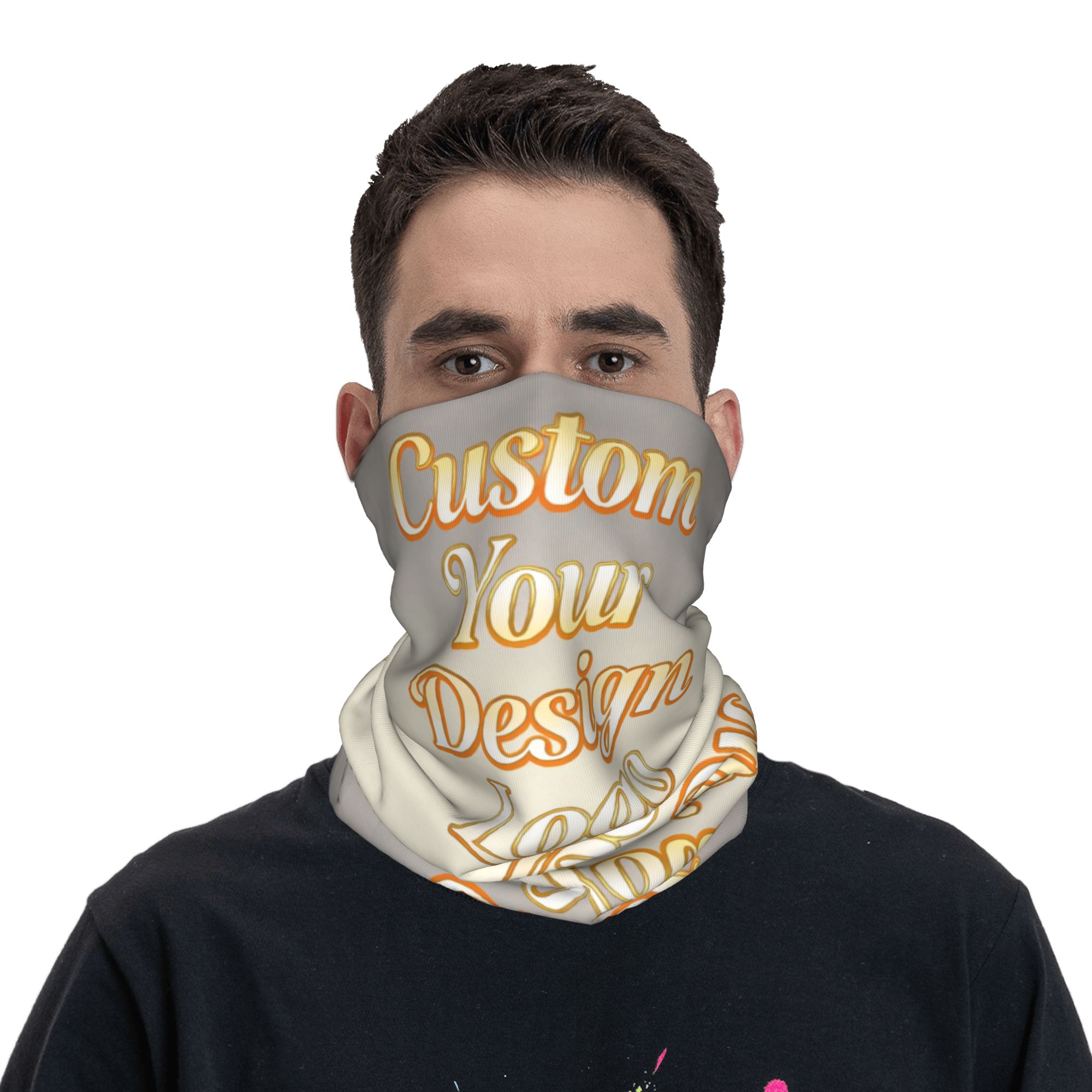 Women Fashion Logo Design - Braga de cuello personalizada con foto