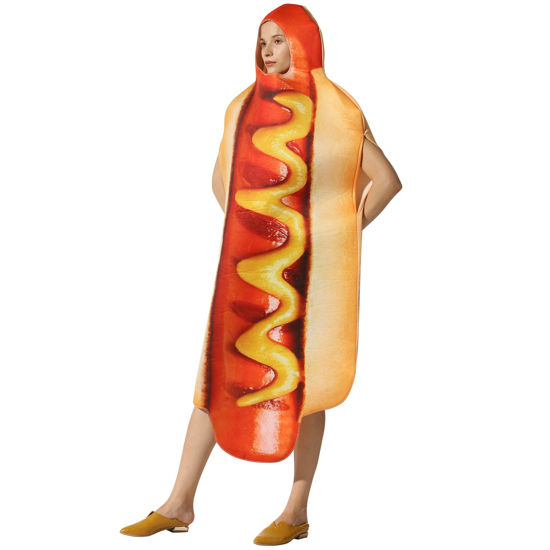 Sleeveless Jumpsuit - Divertido Disfraz de Hot Dog con