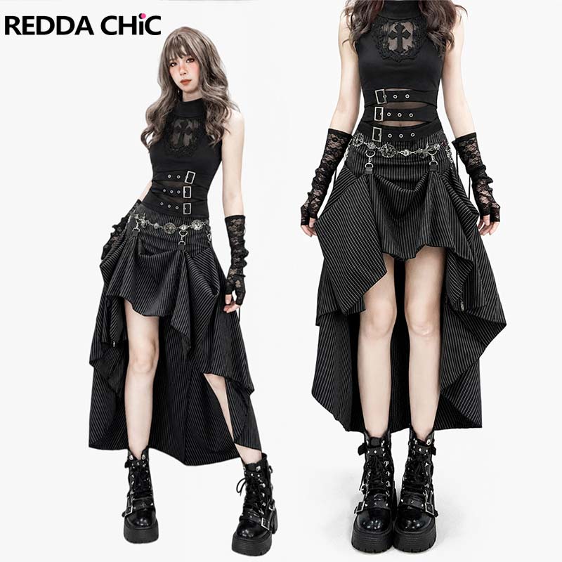 Asymmetric Top Women - REDDACHiC Conjunto de Top Corto con