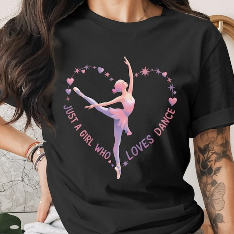 Women Fashion Png - Bailarina Clipart PNG: Camiseta de algodón