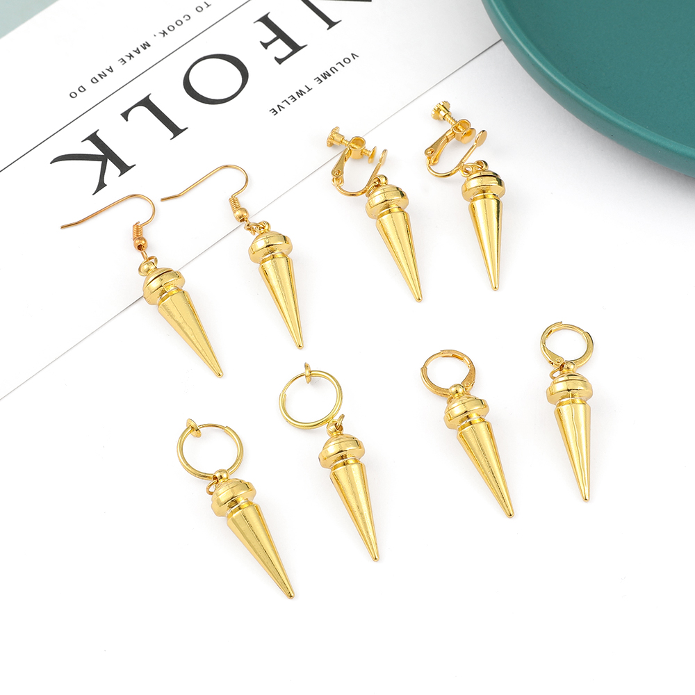 Women Fashion Jewellery - Pendientes Minimalistas de Anime en Color
