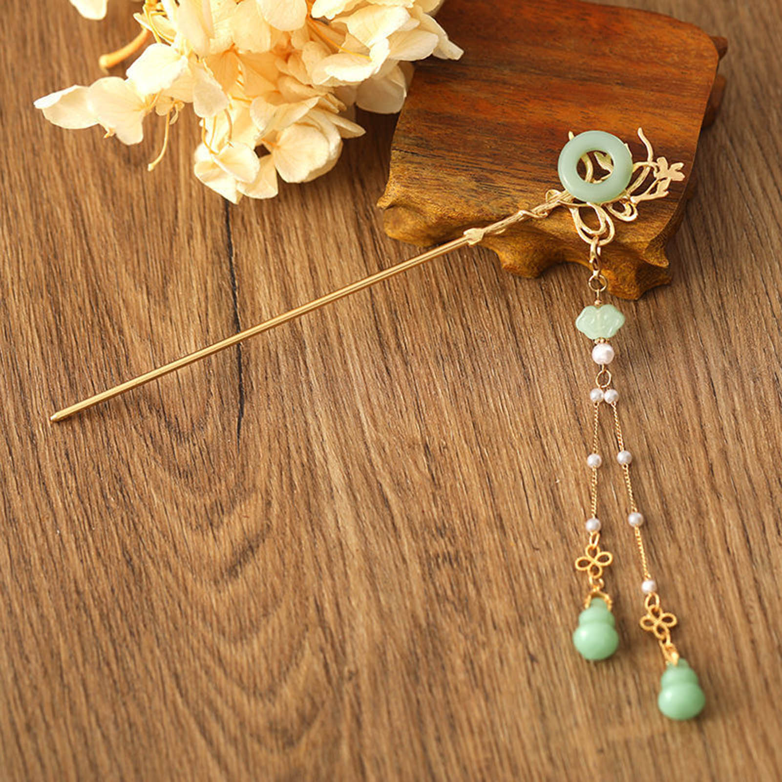 Women Fashion Jewellery - Horquilla de cristal de estilo chino
