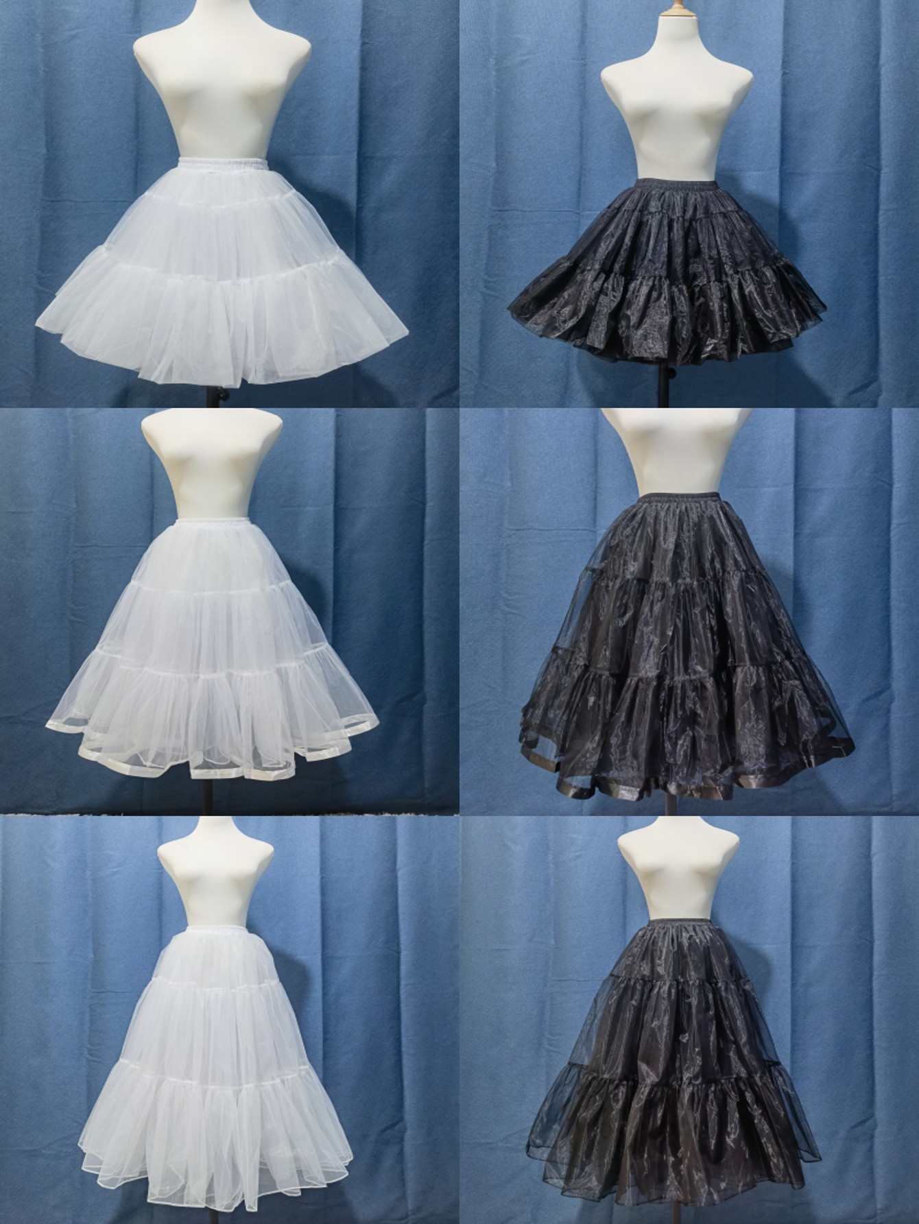 Women'S Fashion From The 60S - Faldas Largas Abullonadas de 40/60/80CM, Falda