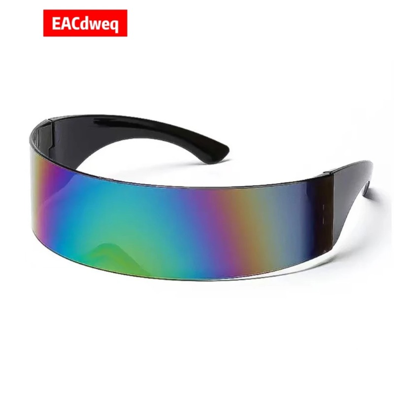 Women'S Fashion Visor - Gafas de Sol Futuristas Y2K con