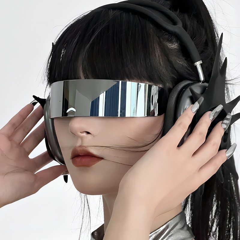 Gafas de Sol Futuristas Y2K co - Women'S Fashion Visor reseña y precio