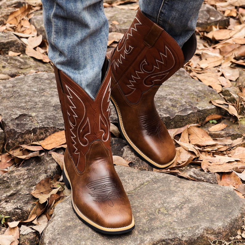 Botas de media pantorrilla de  - Women'S Fashion Riding Boots reseña y precio