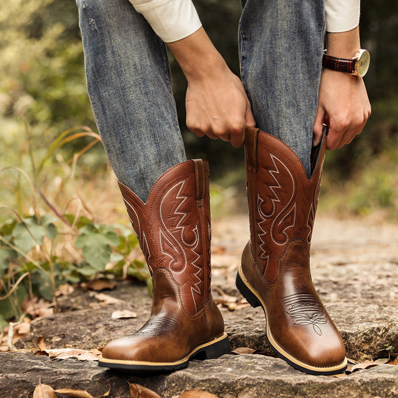 Botas de media pantorrilla de  - Women'S Fashion Riding Boots reseña y precio