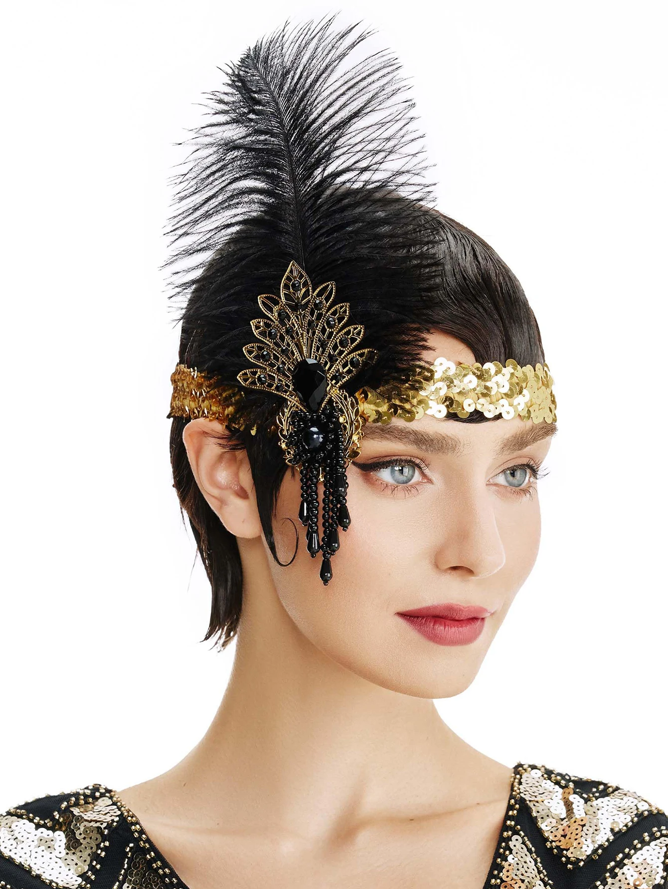 Diadema con diamantes de imita - Women'S Fashion In The 1920S reseña y precio