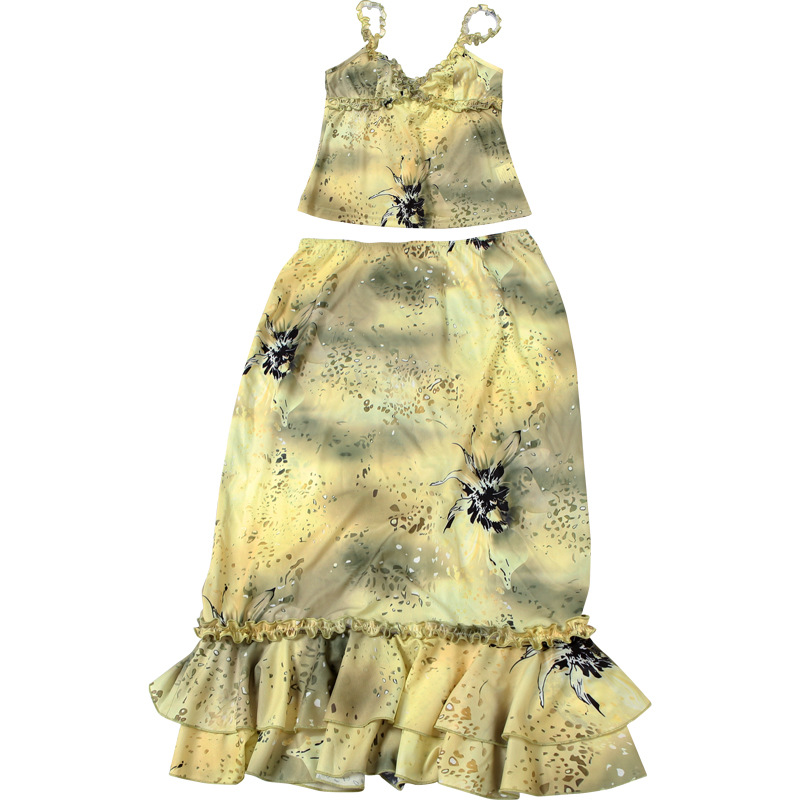 Conjunto de Vestido de 2 Pieza - Asymmetric Top Women reseña y precio