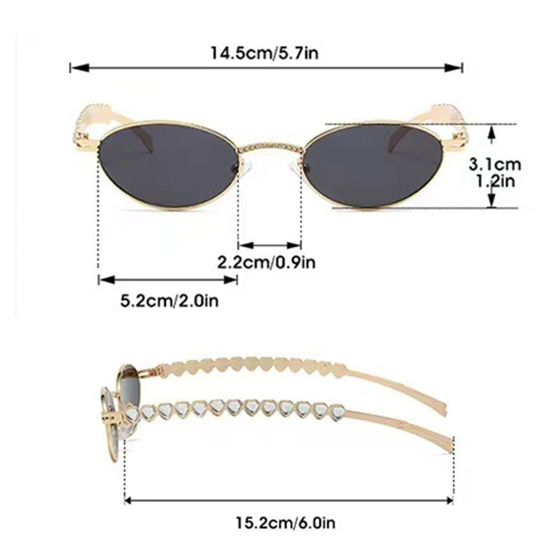 1 pieza de gafas de joyería co - Women Fashion Jewellery reseña y precio