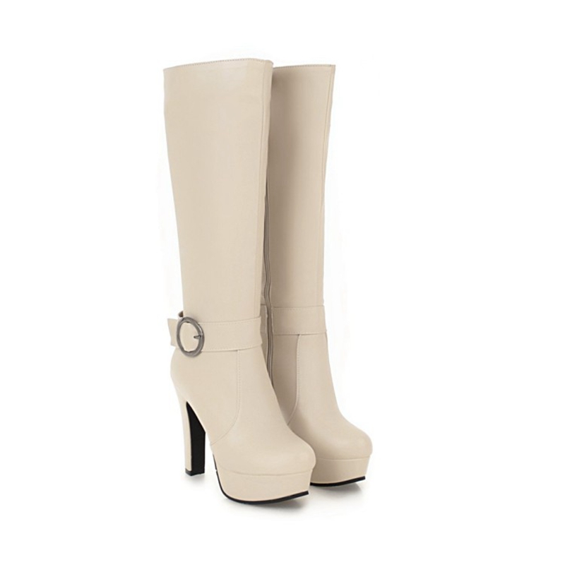 Botas hasta la rodilla para mu - Women'S Fashion Riding Boots reseña y precio
