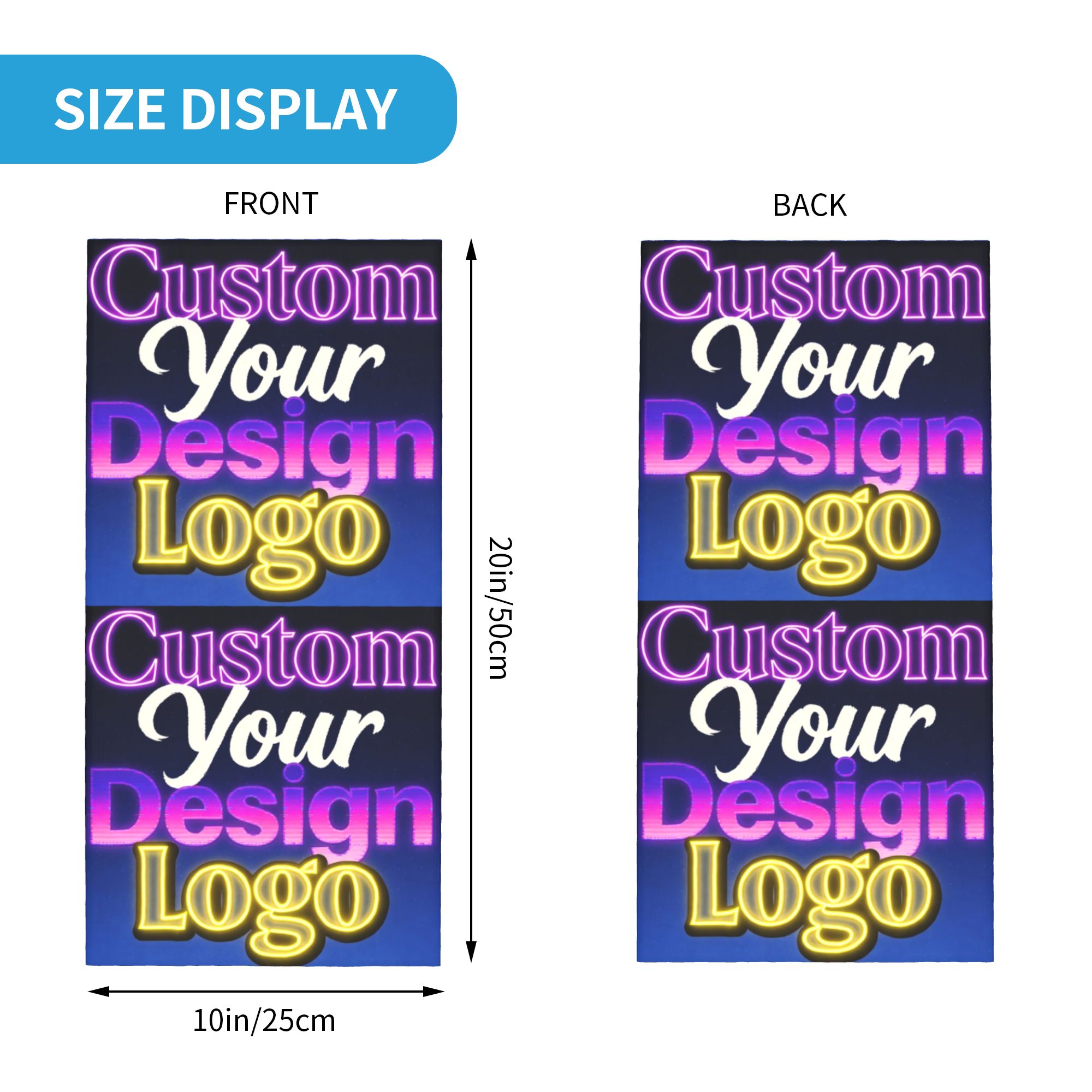 Pañuelo Tubular Personalizado  - Women Fashion Logo Design reseña y precio