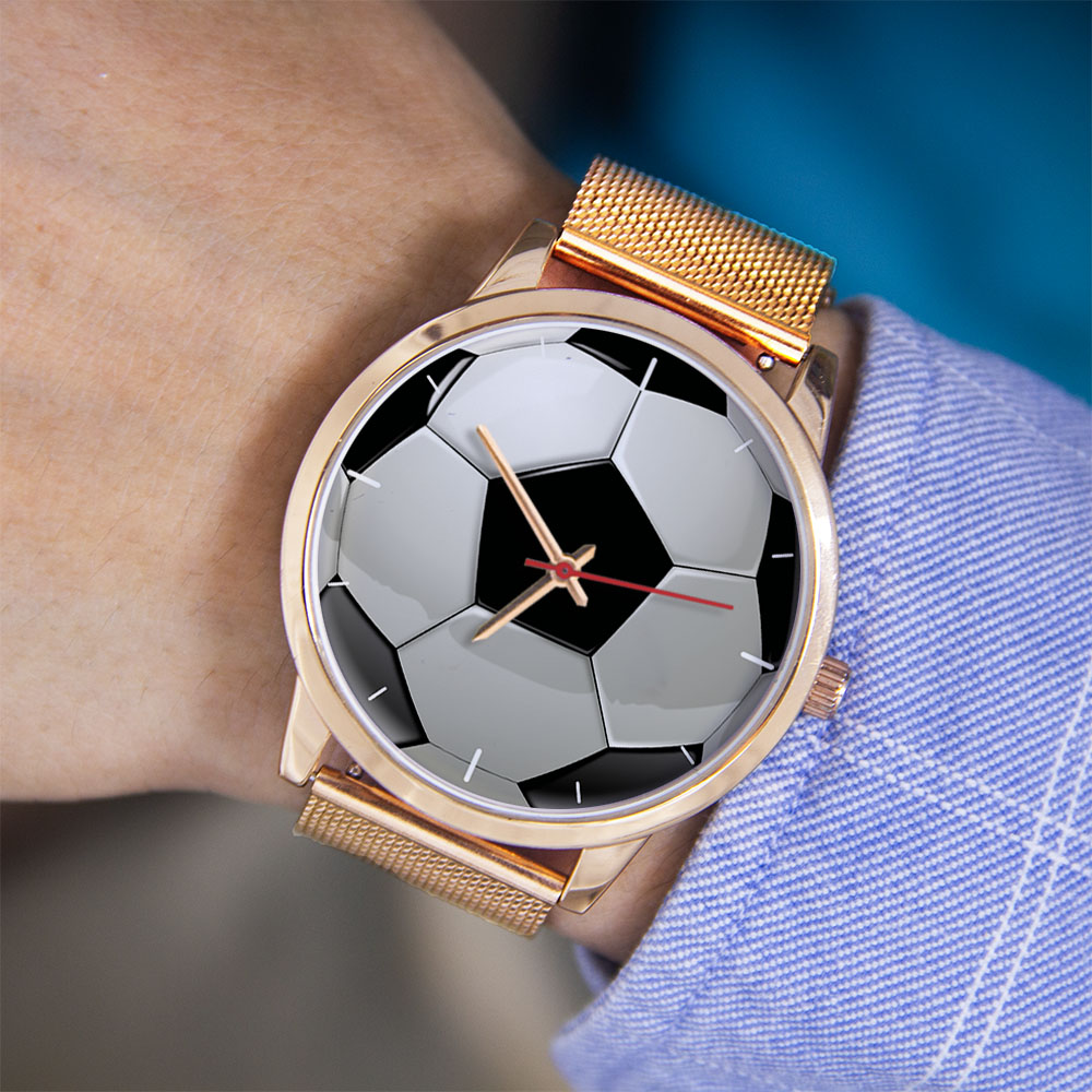 Fútbol Diseño de fútbol Fans P - Fashion Women Watch reseña y precio