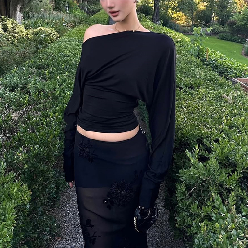Blusa de mujer 2026 de un solo - Asymmetric Top Women reseña y precio