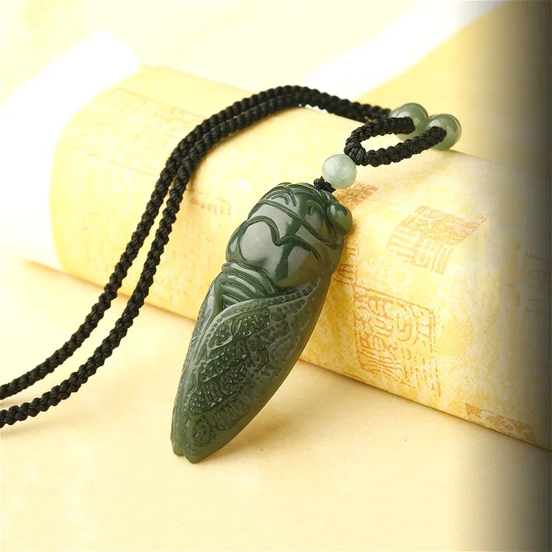 Colgante de Jade Natural de He - Women Fashion Jewellery reseña y precio