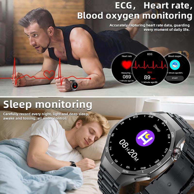 Reloj inteligente LIGE ECG par - Women Fashion Week 2026 reseña y precio
