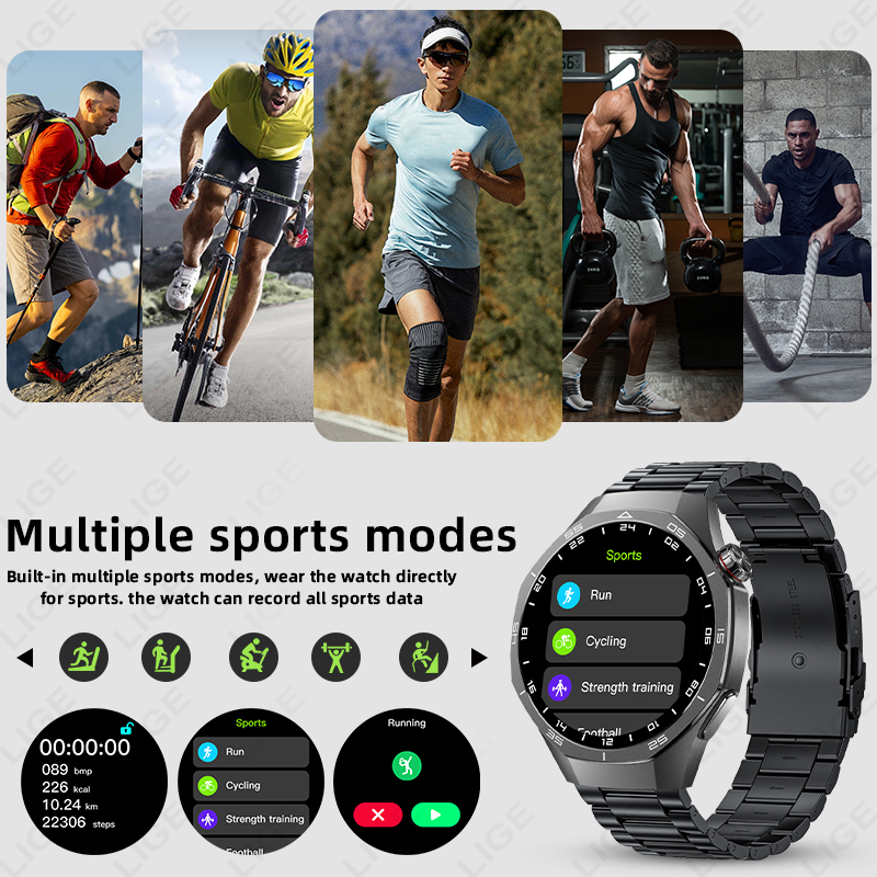 Reloj inteligente LIGE ECG par - Women Fashion Week 2026 reseña y precio