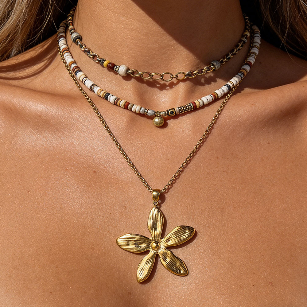 5 Piezas de Dijes de Acero Ino - Women Fashion Jewellery reseña y precio