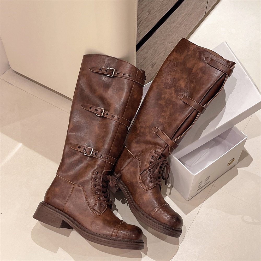 Botas hasta la rodilla para Mu - Women'S Fashion Riding Boots reseña y precio