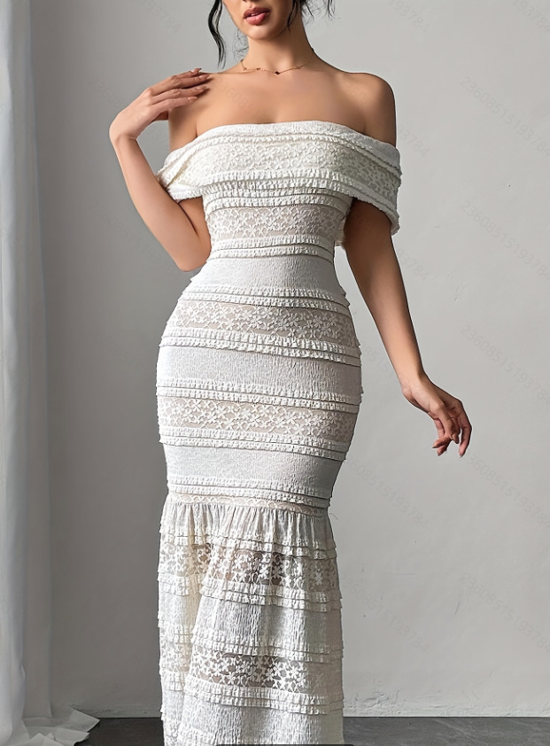 Vestido de encaje de un solo h - Women Fashion Dress Names reseña y precio