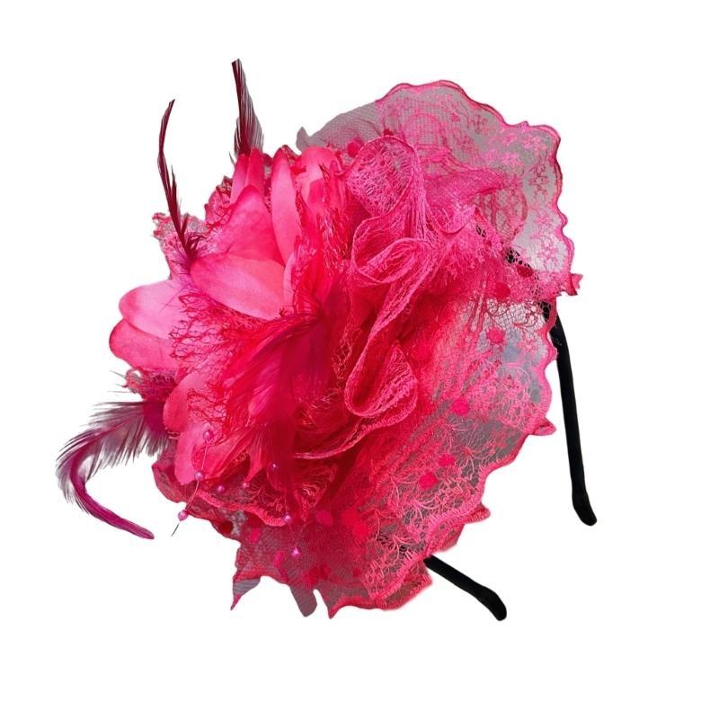 A52E Lace Flower Hair Hoop for - Women'S Fashion In The 1920S reseña y precio