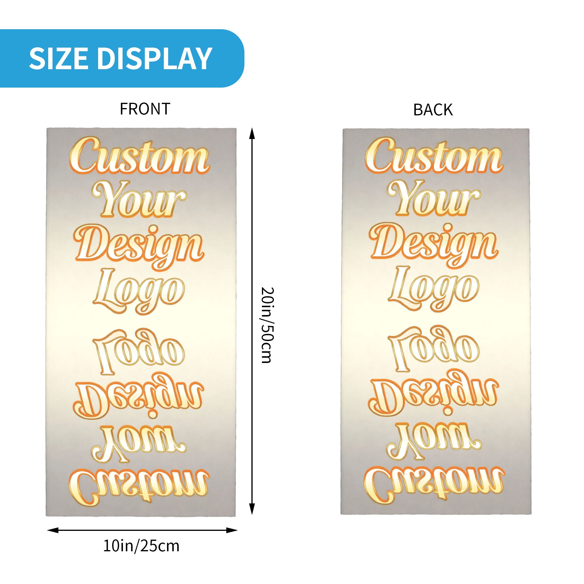 Braga de cuello personalizada  - Women Fashion Logo Design reseña y precio