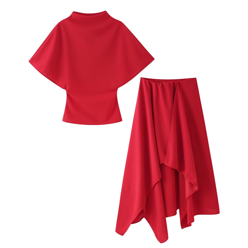 Conjunto de Dos Piezas Estilo  - Asymmetric Top Women reseña y precio