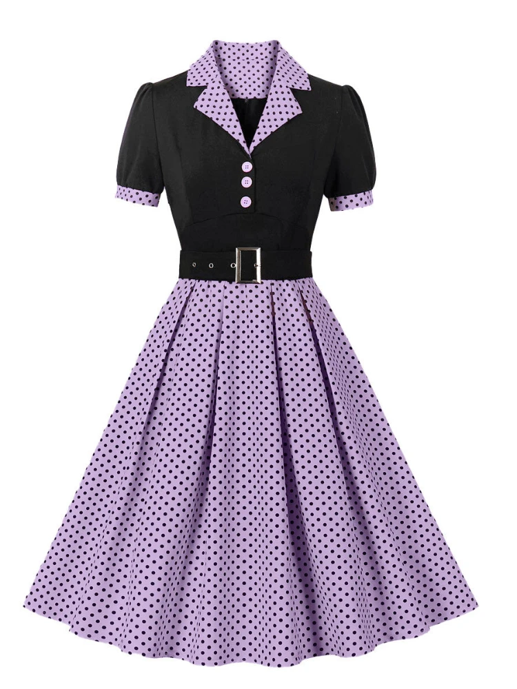 2024 nueva moda lunares Vintag - Women'S Fashion From The 60S reseña y precio