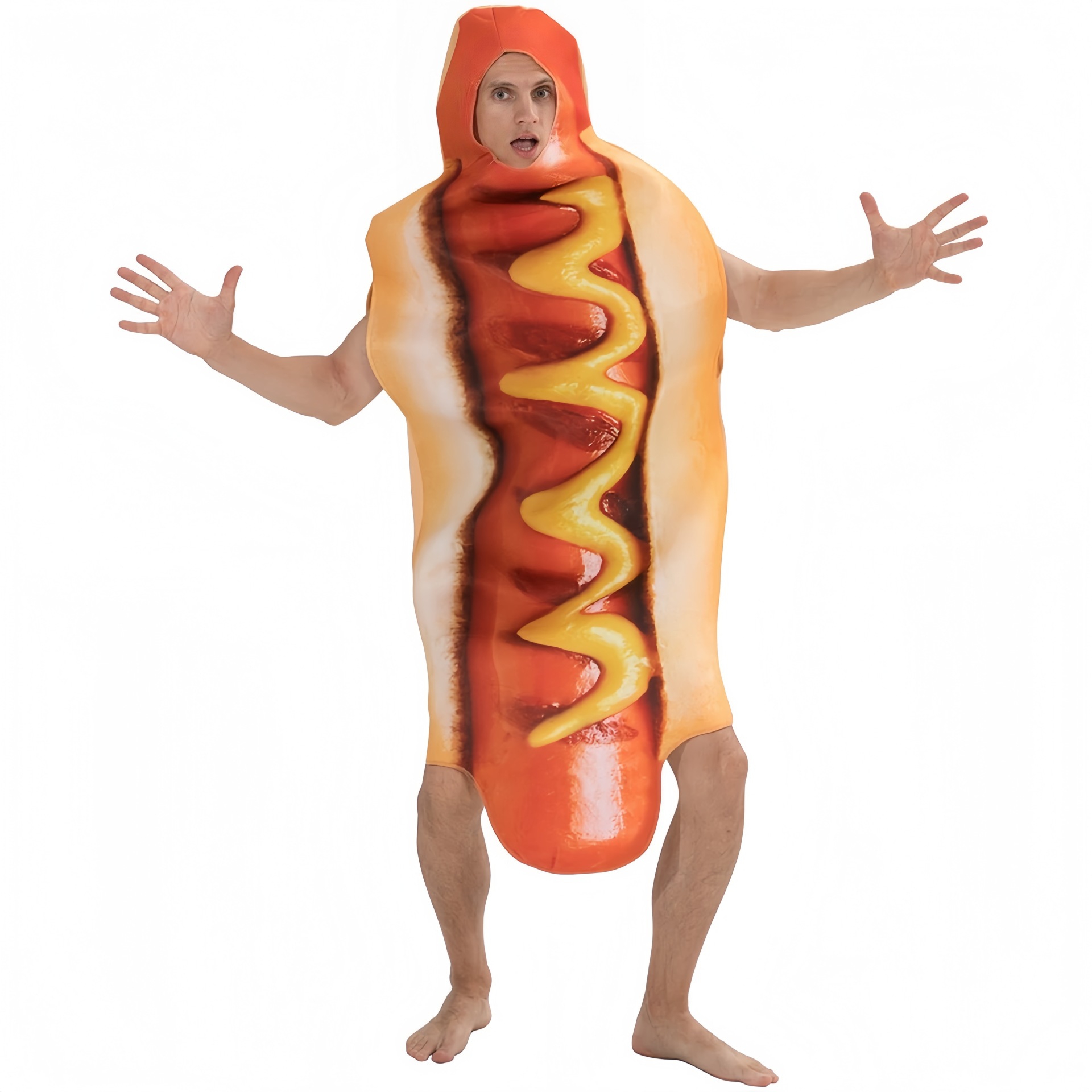 Divertido Disfraz de Hot Dog c - Sleeveless Jumpsuit reseña y precio