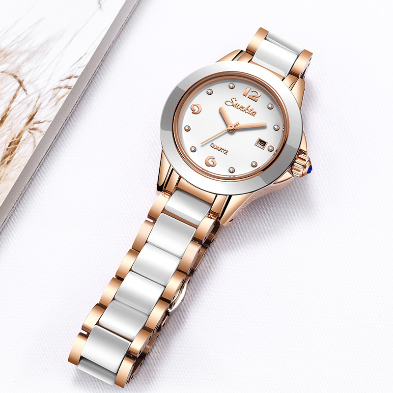 Reloj Sunkta de cuarzo informa - Fashion Women Watch reseña y precio