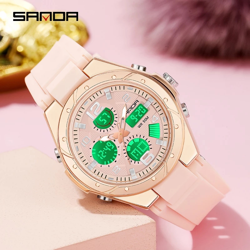 Reloj SANDA Rosa para Mujer, R - Women Fashion Week 2026 reseña y precio