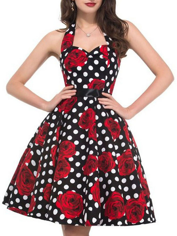 Vestido Vintage de lunares par - Women'S Fashion From The 60S reseña y precio