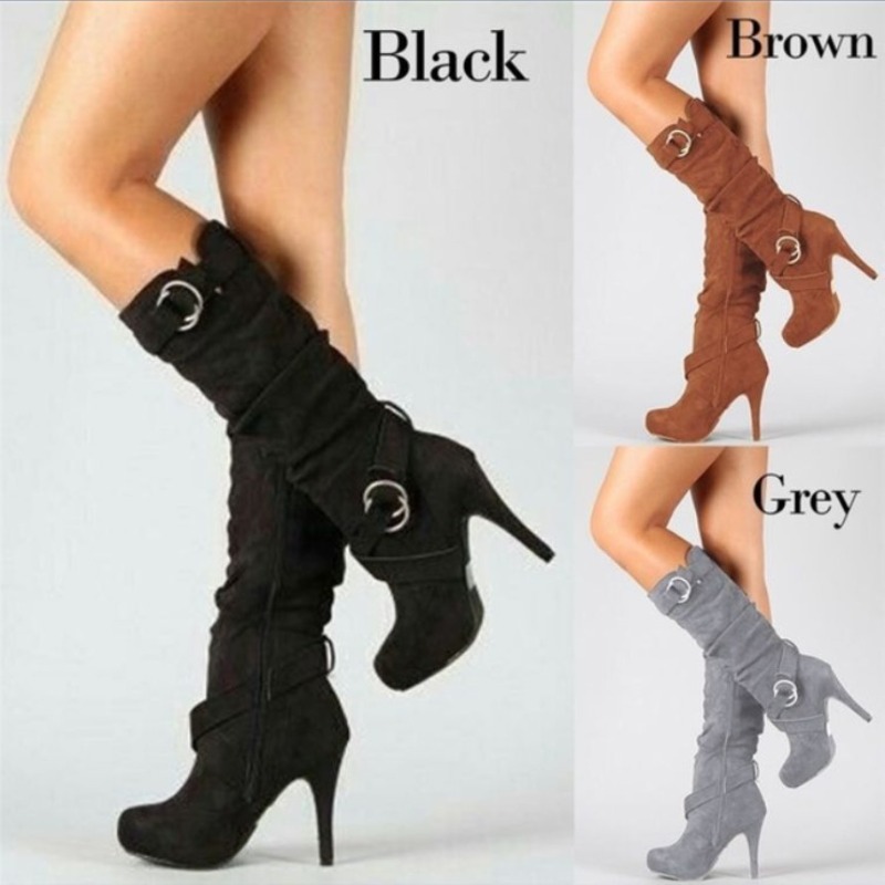 Botas sexys hasta la rodilla p - Women'S Fashion Riding Boots reseña y precio