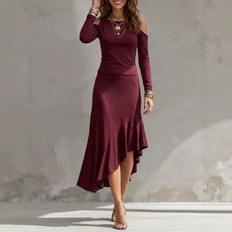 Conjuntos de dos piezas para m - Asymmetric Top Women reseña y precio