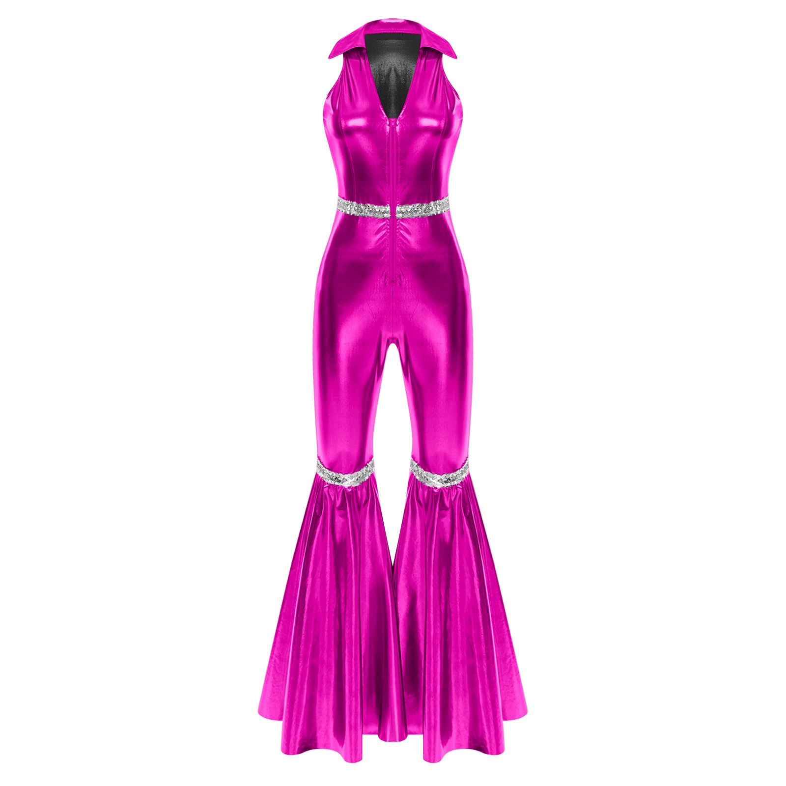 Body de discoteca de los años  - Sleeveless Jumpsuit reseña y precio
