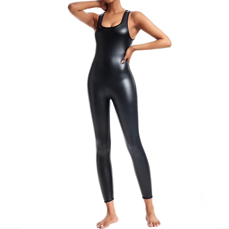 Body shaper de cuero de una pi - Sleeveless Jumpsuit reseña y precio
