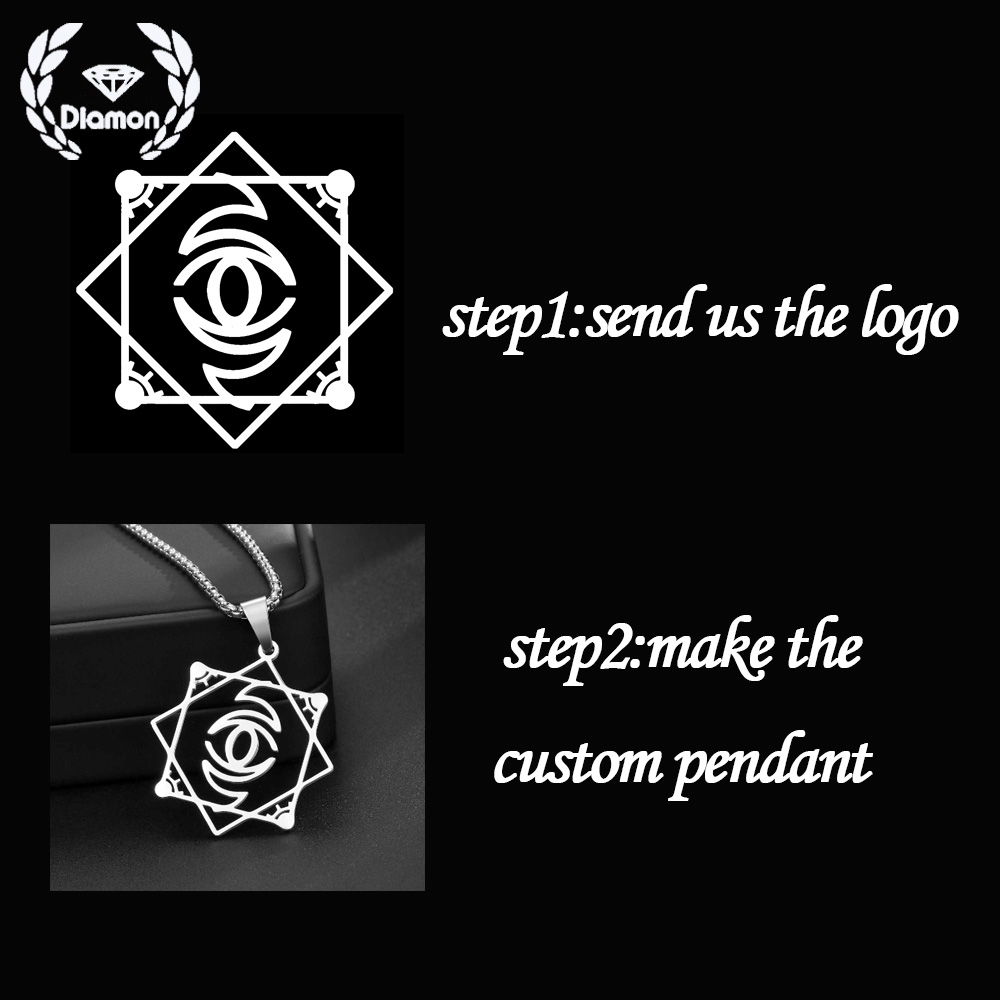 Collar con Colgante de Diamant - Women Fashion Logo Design reseña y precio