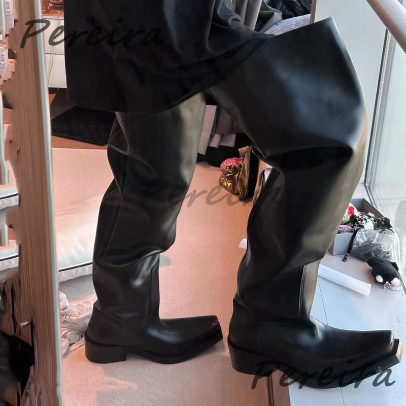 Botas por encima de la rodilla - Women'S Fashion Riding Boots reseña y precio