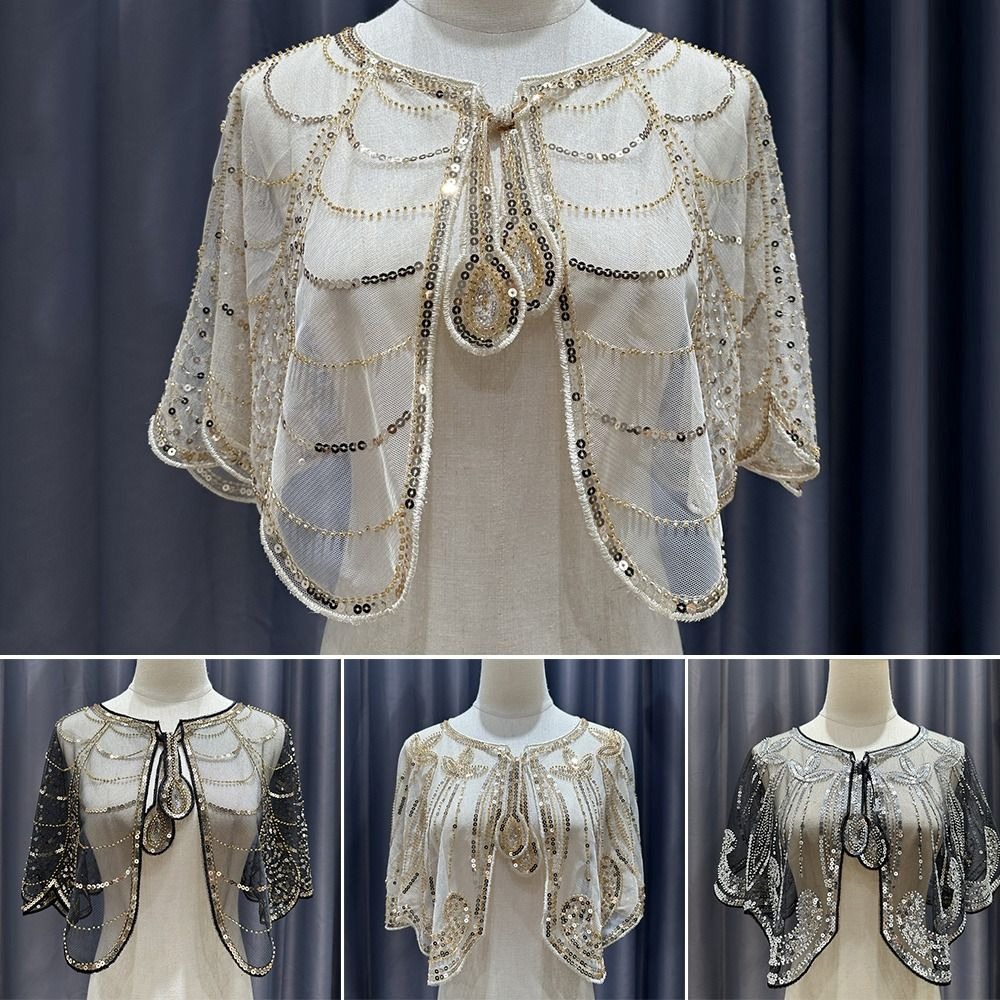Elegante Chal de Lentejuelas B - Women'S Fashion In The 1920S reseña y precio