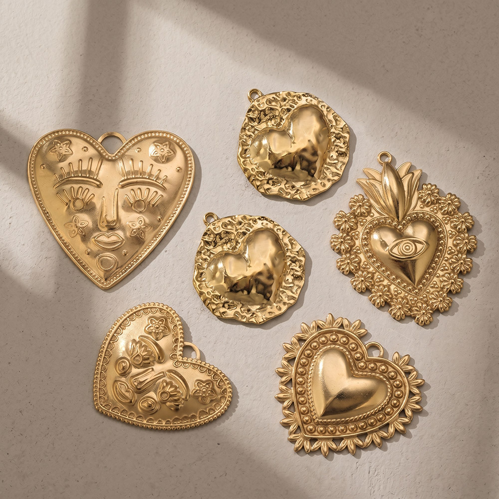 5 piezas de dijes grandes de c - Women Fashion Jewellery reseña y precio