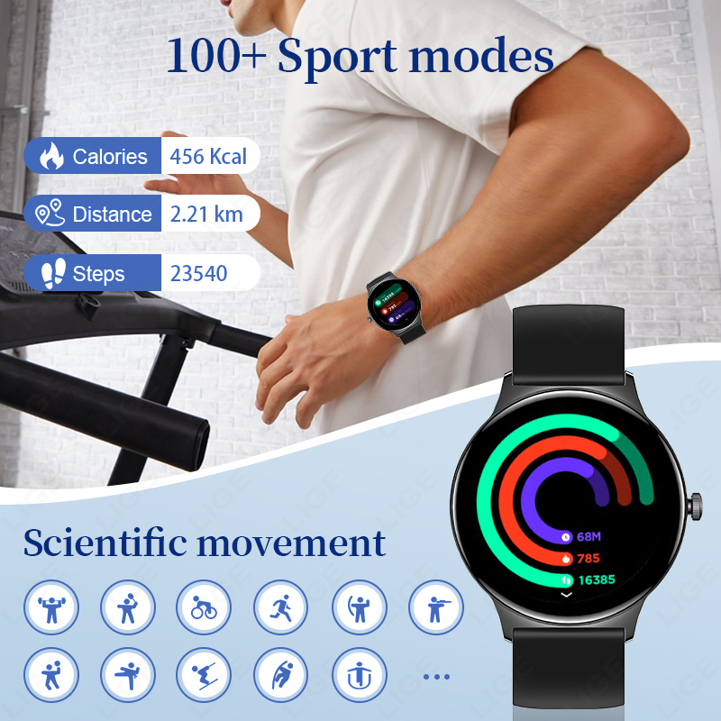 Reloj inteligente LIGE ultrafi - Women Fashion Week 2026 reseña y precio